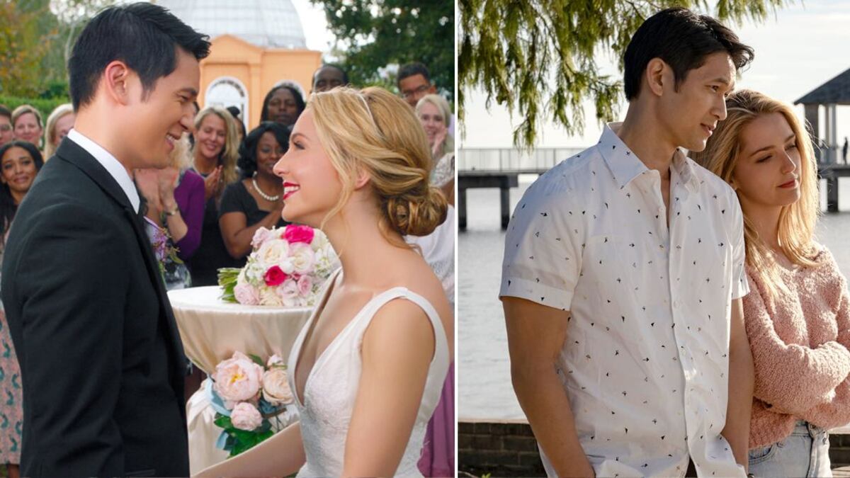 Jessica Rothe y Harry Shum, Jr. encarnan a Jennifer Carter y Solomon Chau en 'Para toda la vida'