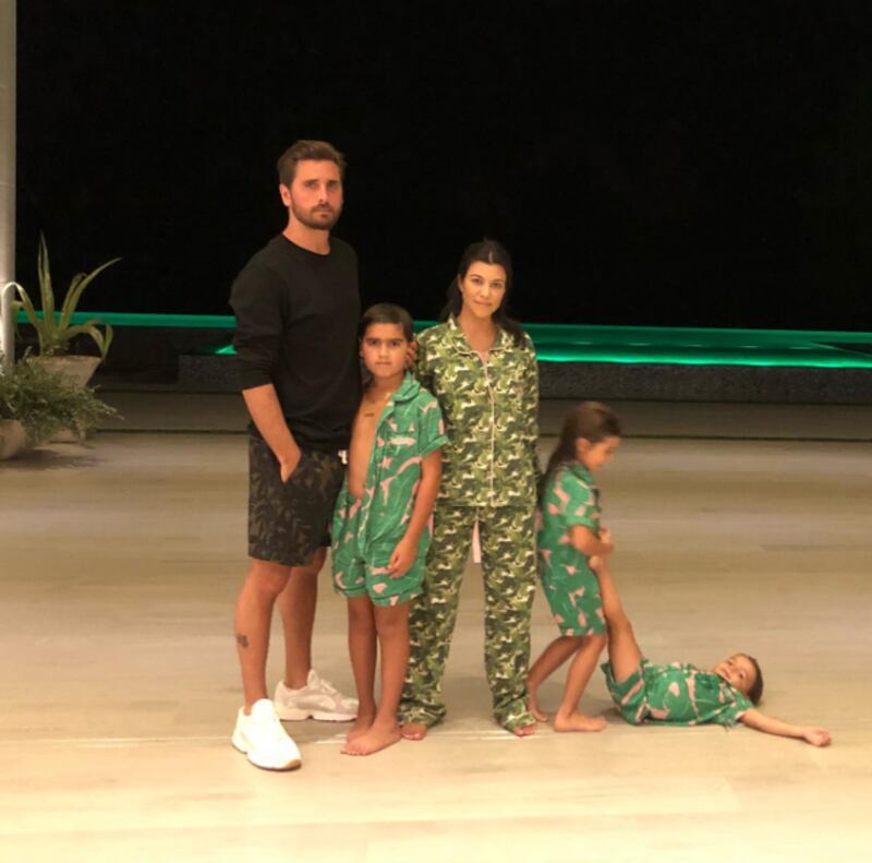 Kourtney Kardashian y Scott Disick