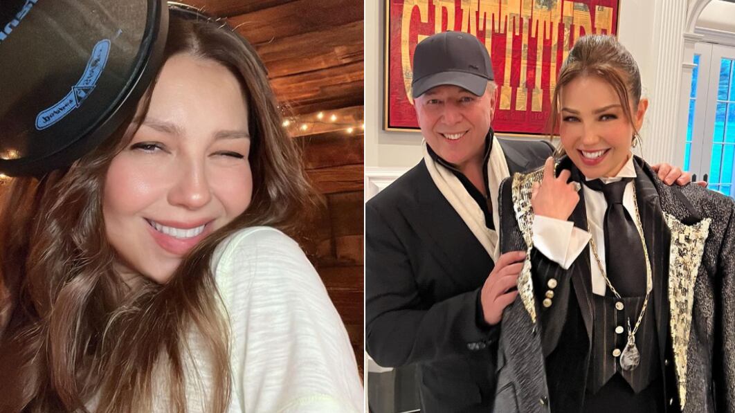 Thalía apareció como la Cenicienta mientras que Tommy Mottola vistió como el Príncipe Azul