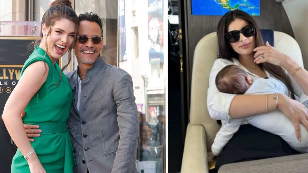 Nadia Ferreira y Marc Anthony hijo