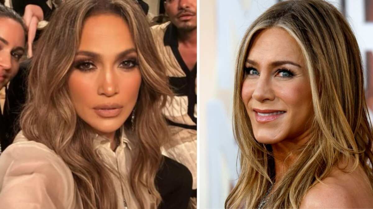 Cabello mechas y luces