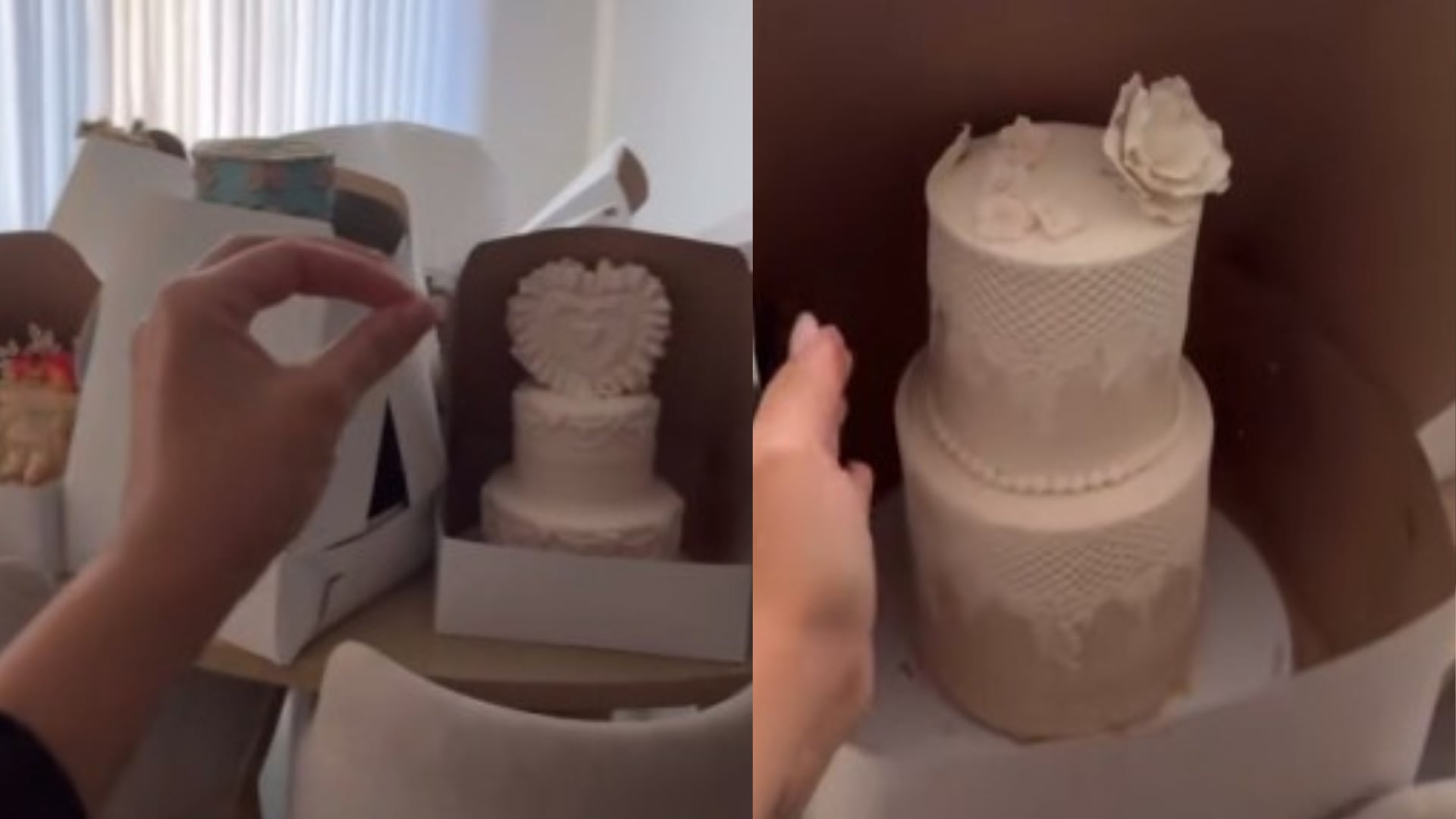 Tortas de los 15 años de la hija de Andrea Valdiri