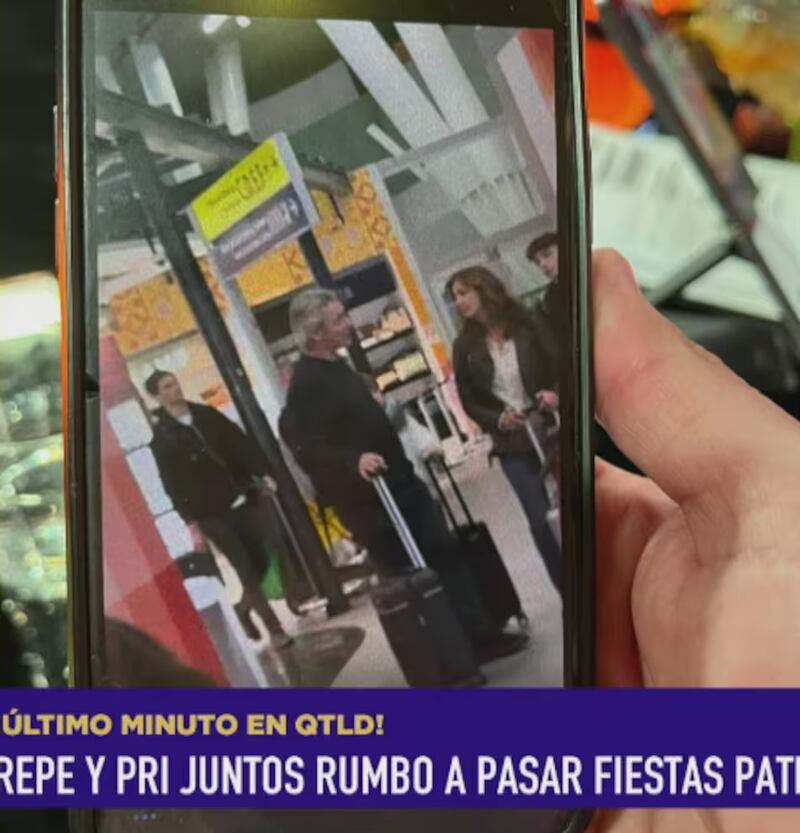 Priscilla Vargas y José Luis Repenning avivan aún más los rumores de romance después de ser captados juntos en el aeropuerto, a horas del comienzo de las Fiestas Patrias chilenas.

Los informantes fueron los panelistas de “Que te lo digo”, quienes recibieron la fotografía reveladora de una persona que presenció el hecho.
