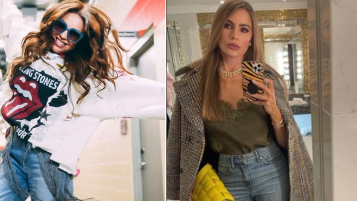 Moda: Sofía Vergara y Thalía enseñan cómo llevar jeans después de los 50 este 2023