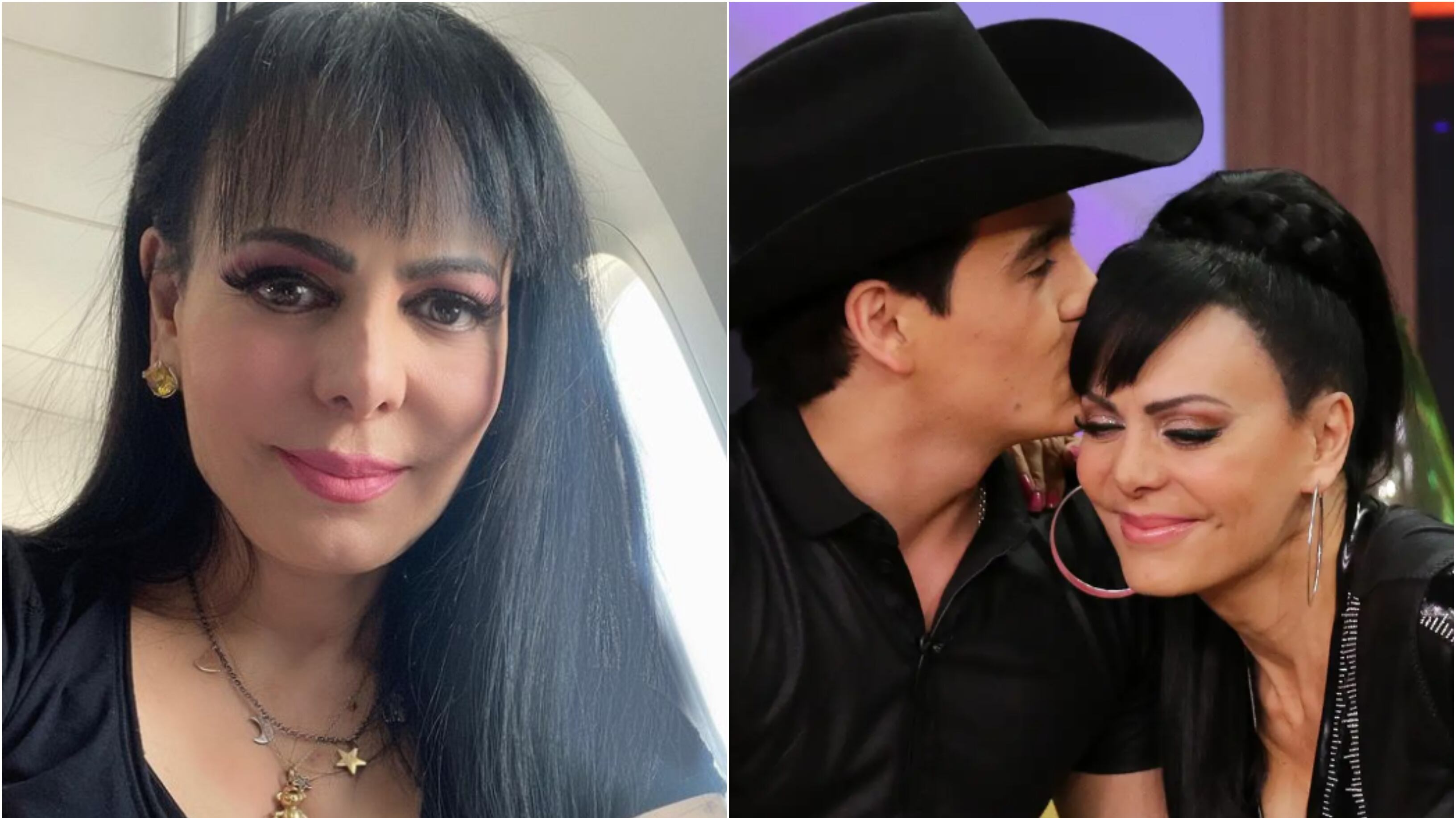 Maribel Guardia y su hijo