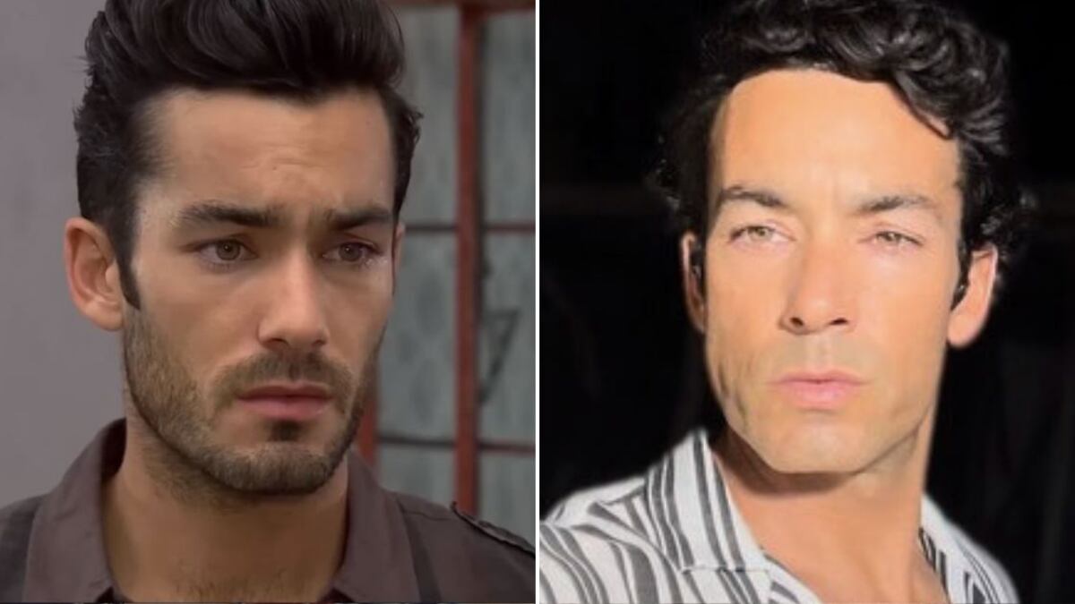 Aarón Díaz en 'Teresa' y en la actualidad