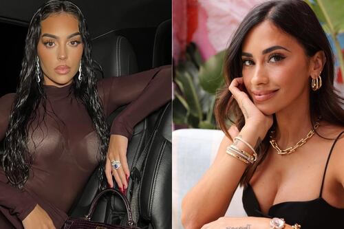 Georgina Rodríguez y Antonela Roccuzzo usaron vestidos negros entallados que favorecen todos los cuerpos y así puedes llevarlo tú