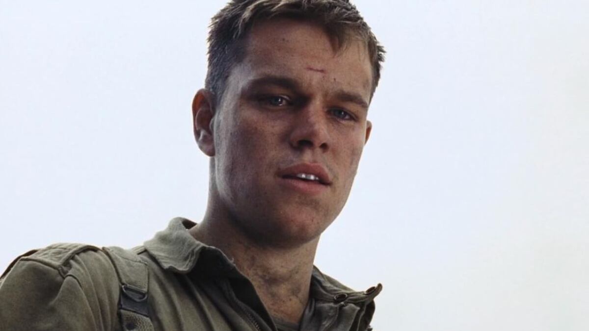 Matt Damon en 'Rescatando al soldado Ryan'