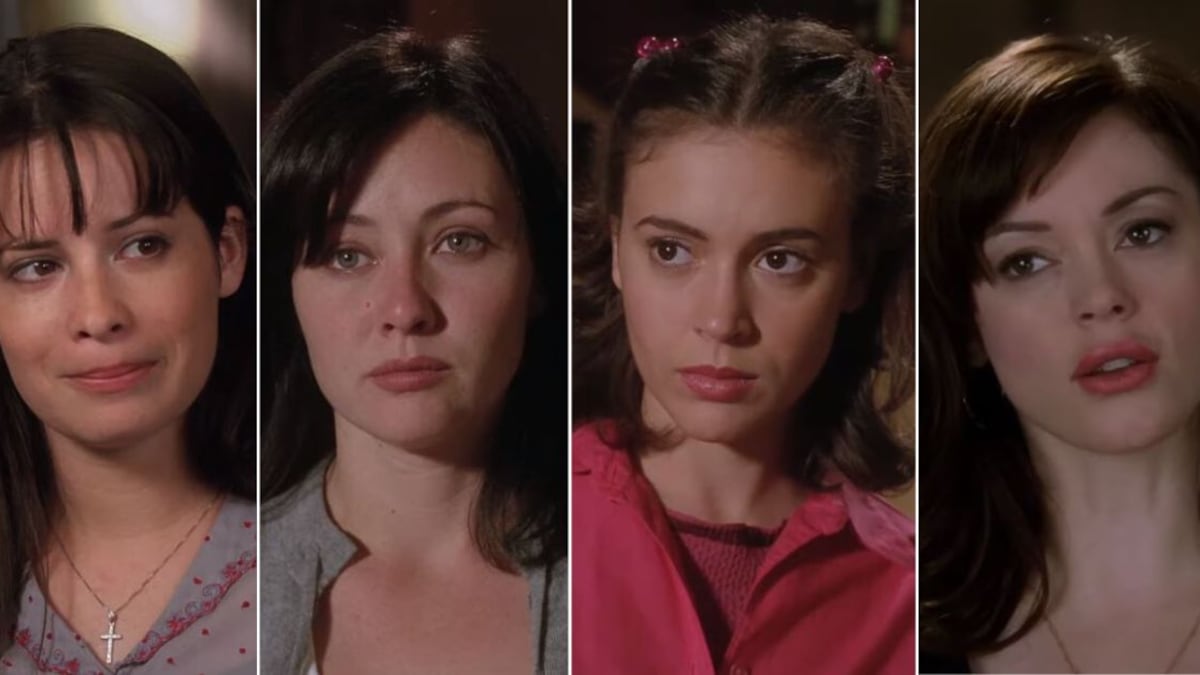 Shannen Doherty, Holly Marie Combs, Alyssa Milano y Rose McGowan en 'Charmed'