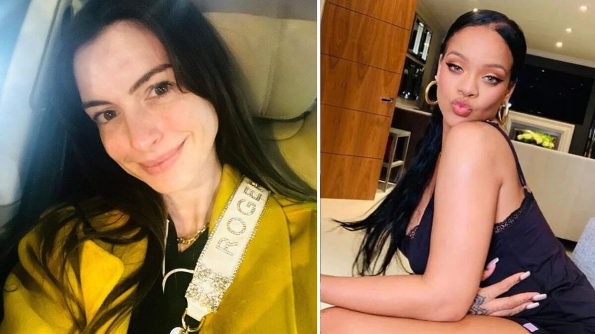 Anne Hathaway y Rihanna