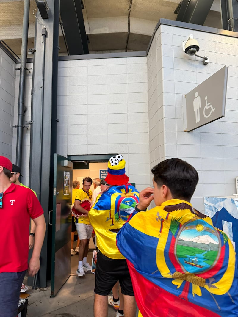 Hinchas de Ecuador en EE.UU.