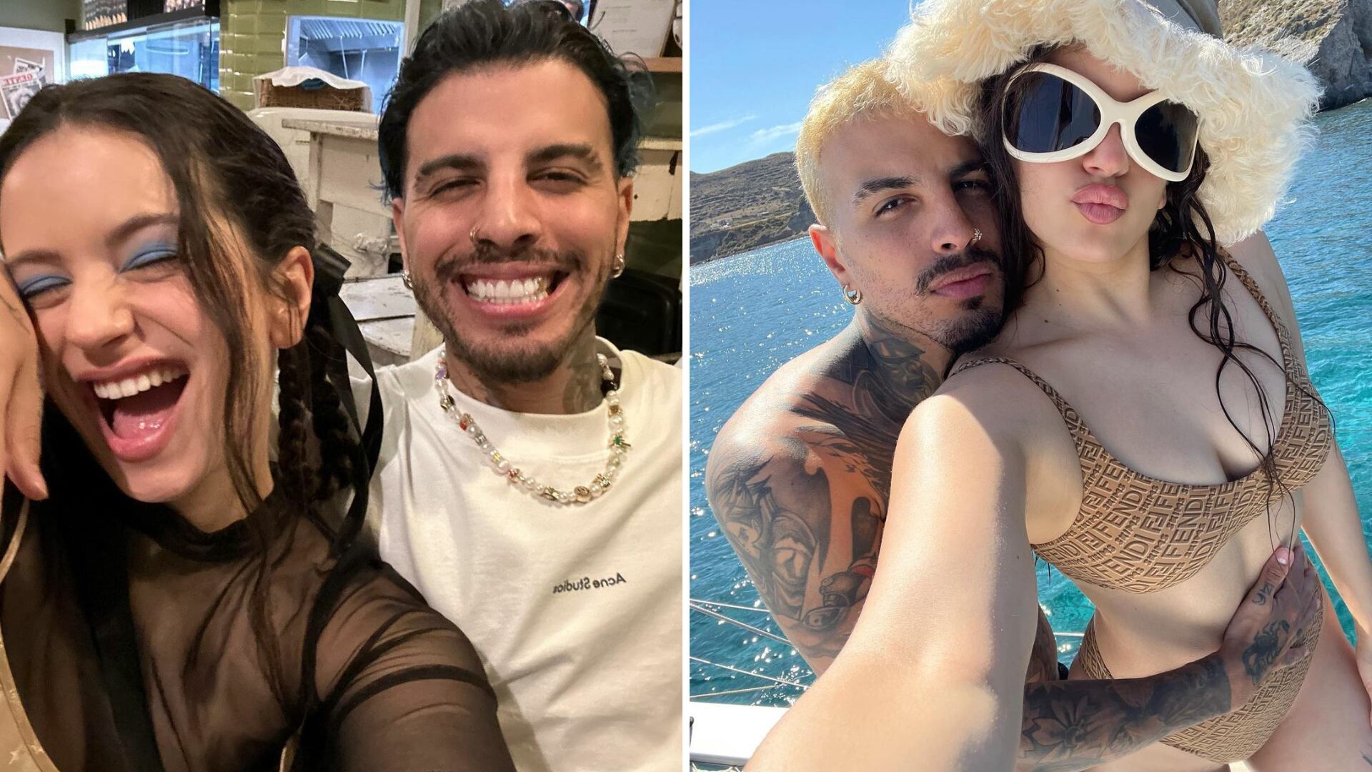 Rauw Alejandro y Rosalía