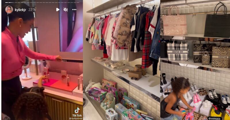 stormi de compras Kylie Jenner le cumplió todos sus caprichos