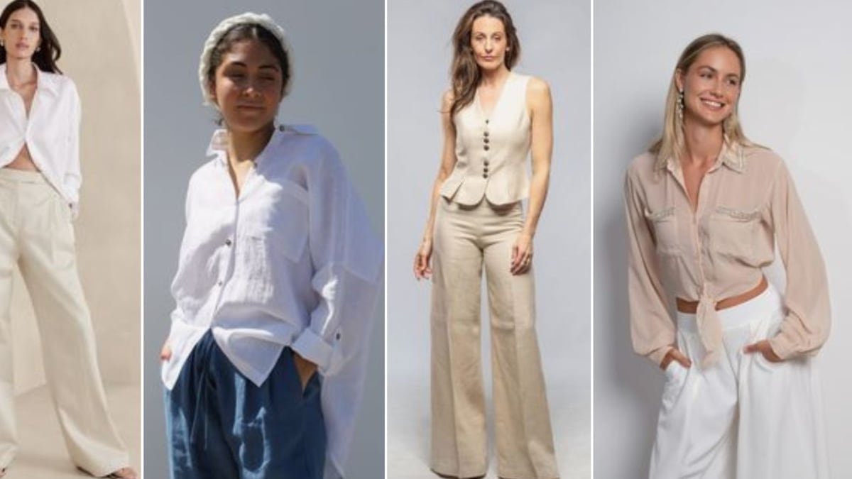 Pantalones y camisas de lino, el arma secreta para enfrentar el calor: 5 estilos que son tendencia en 2024