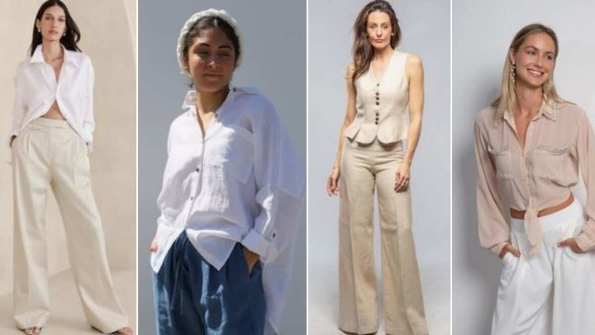 Pantalones y camisas de lino, el arma secreta para enfrentar el calor: 5 estilos que son tendencia en 2024