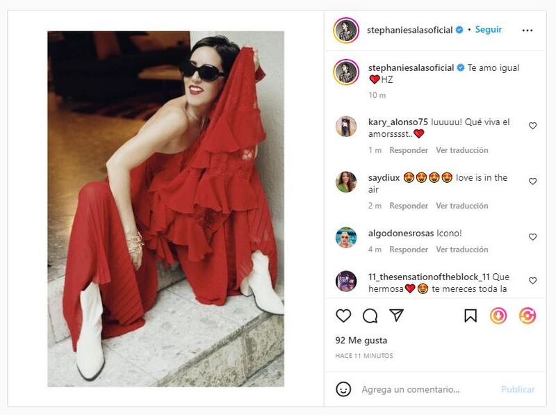 Stephanie Salas y Humberto Zurita dieron indicios de su relación con comentarios en redes sociales