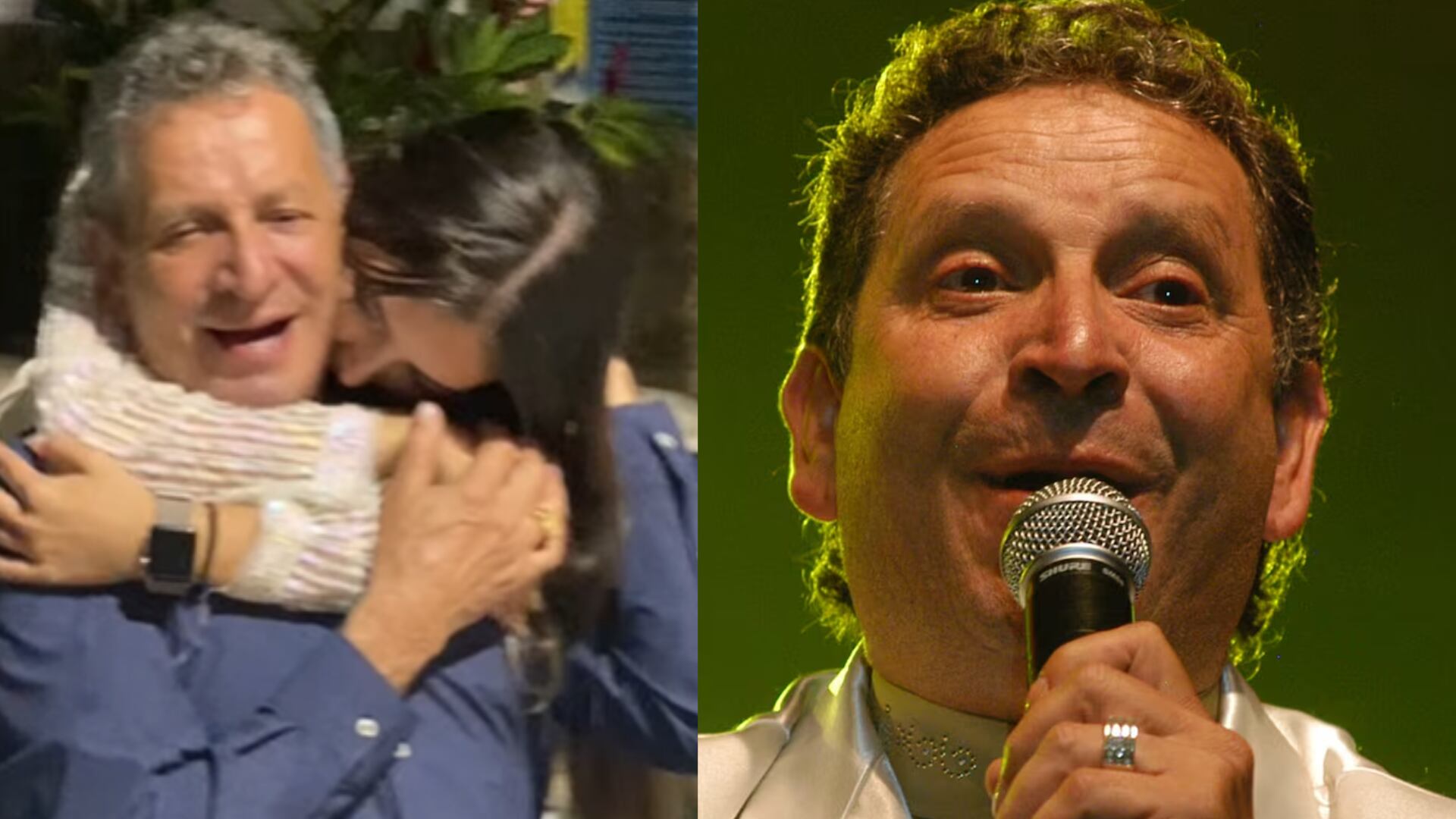 Dario Gómez y una de sus nietas