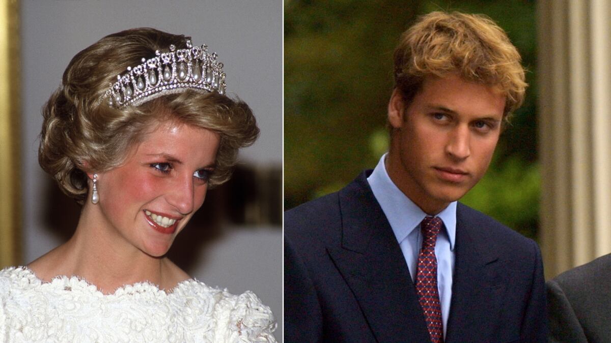 Princesa Diana y William