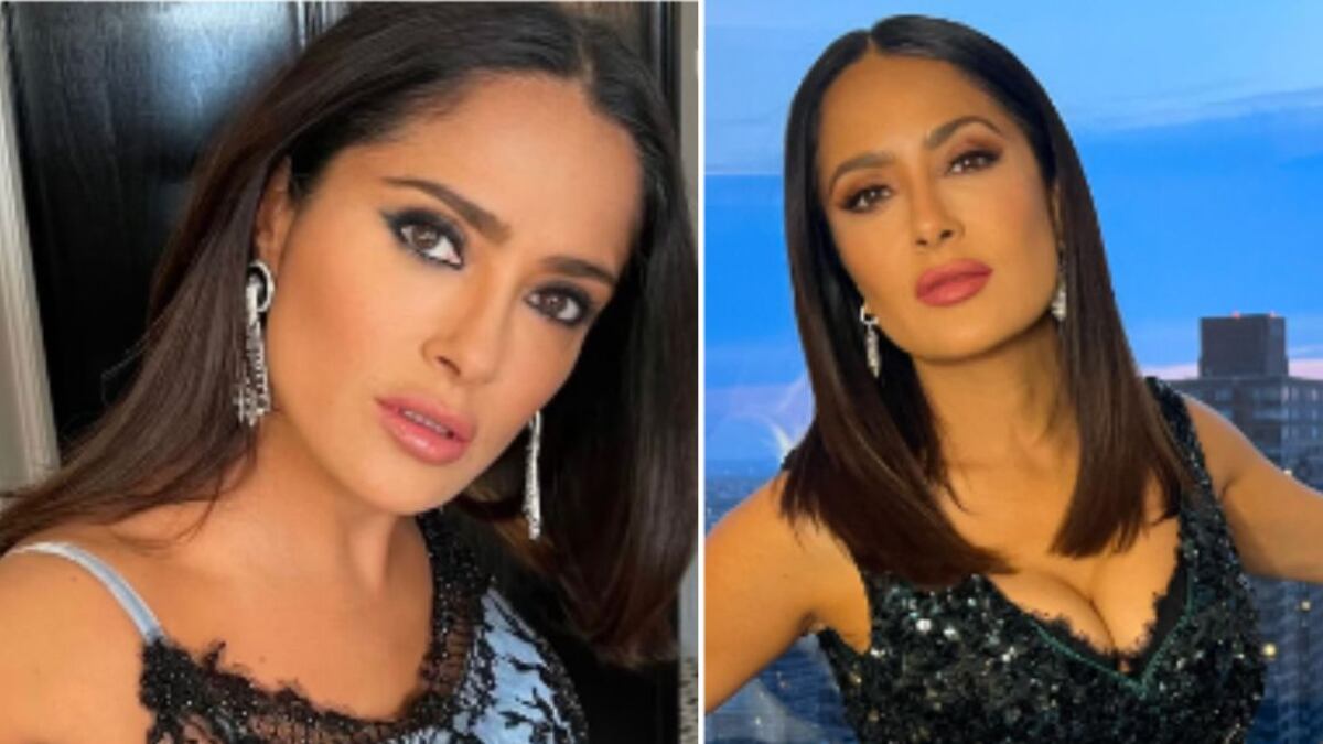 El truco de Salma Hayek y otros trucos para disimular las canas en un apuro