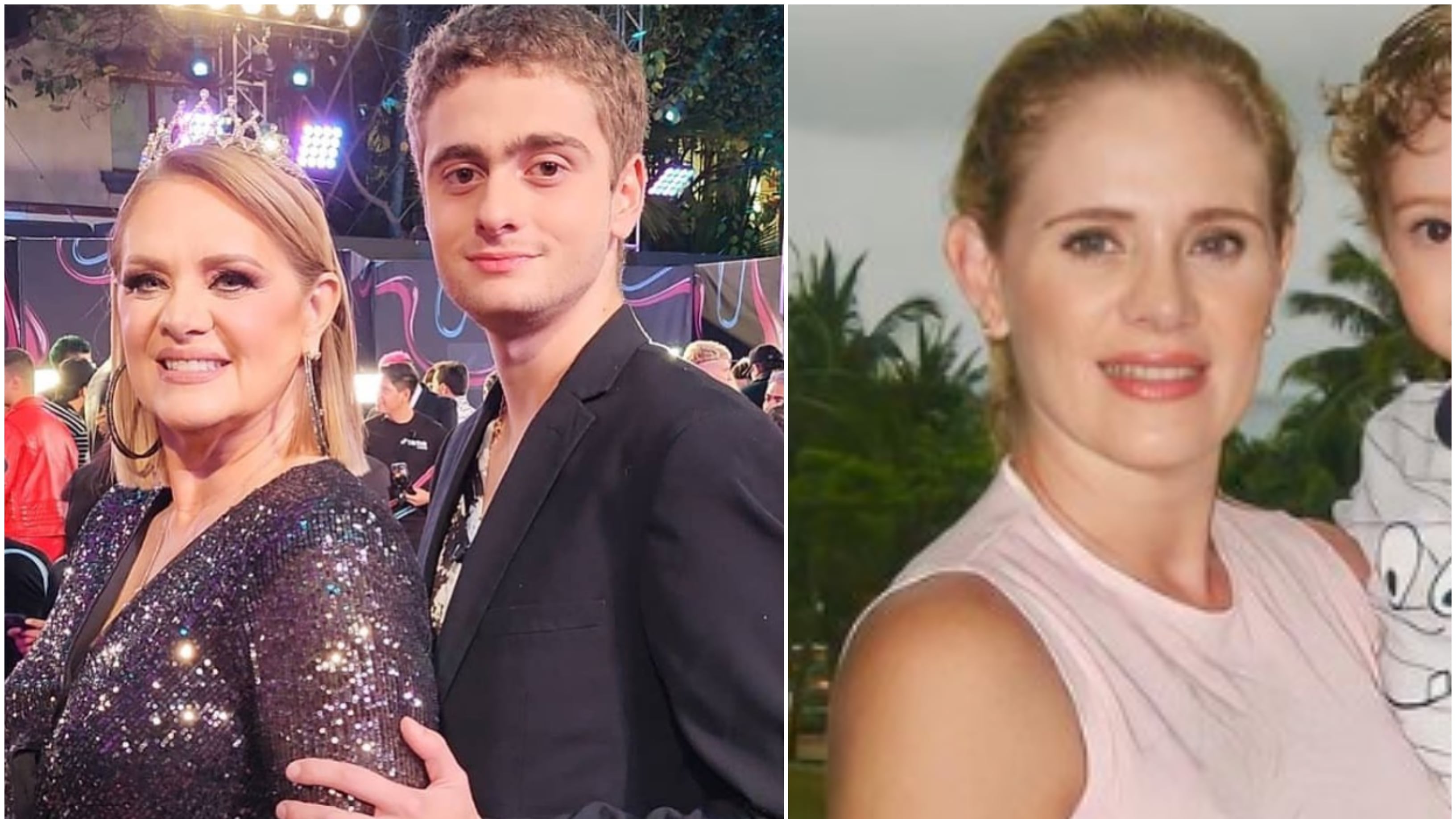 Érika Buenfil y su hijo