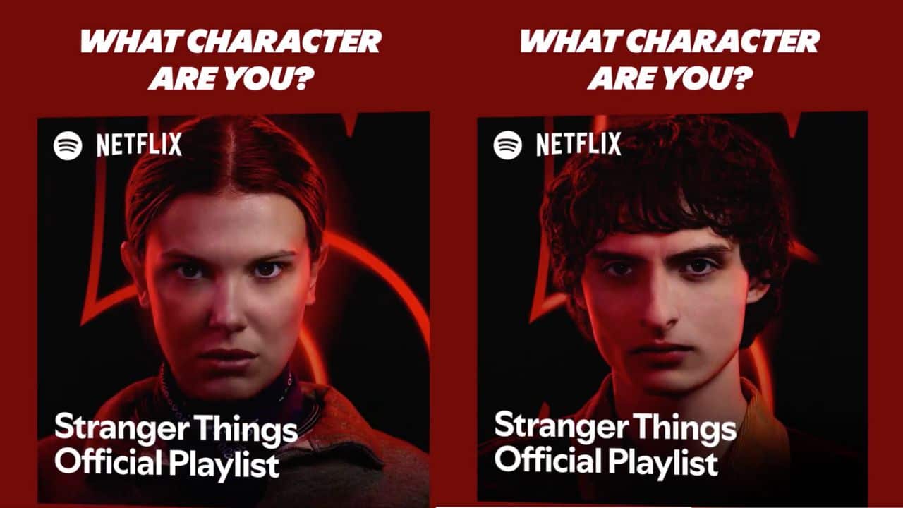 Playlist de 'Stranger Things' personalizada en Spotify