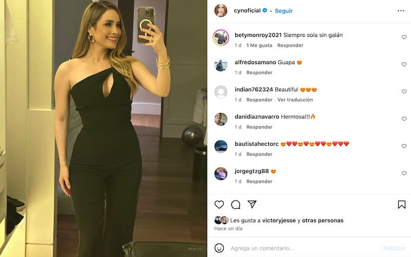Cynthia Rodríguez presume elegante look negro