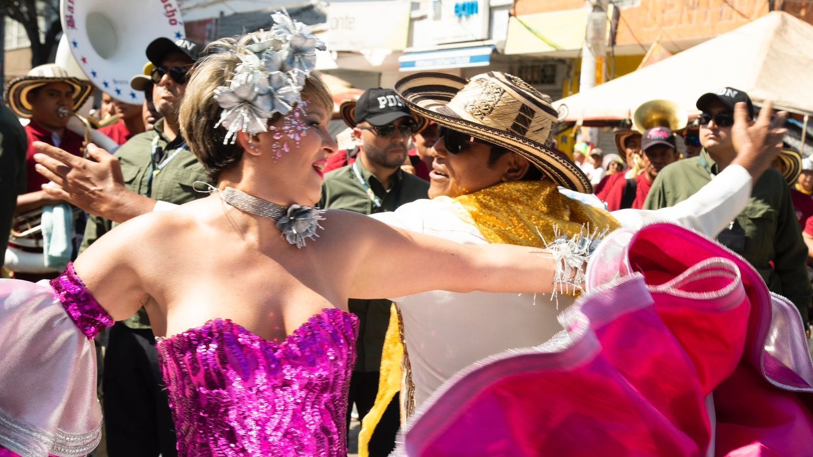 Verónica Alcocer en el Carnaval de Barranquilla