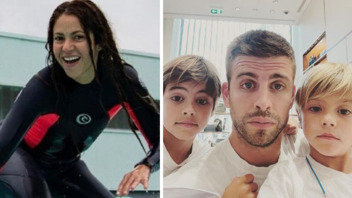 Shakira disfruta de su deporte favorita mientras los niños están con Gerard Piqué
