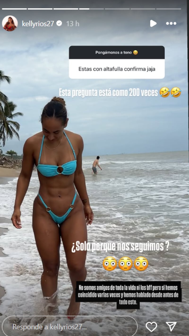 ¿Kelly Ríos y Altafulla son pareja? Esto se sabe