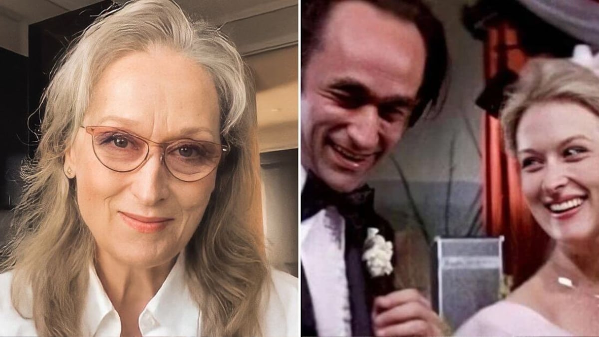 Meryl Streep en la actualidad  y junto a John Cazale en la película 'El francotirador'