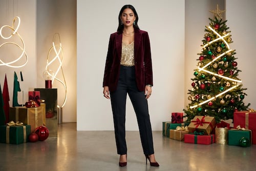 El armario cápsula que abraza diciembre: colores, brillos y estilo auténtico, según Lary Mello