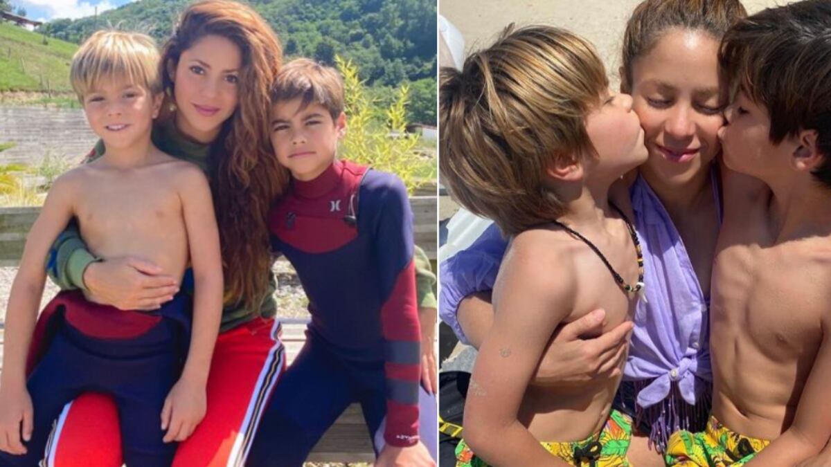 Hijos de Shakira heredaron su belleza.