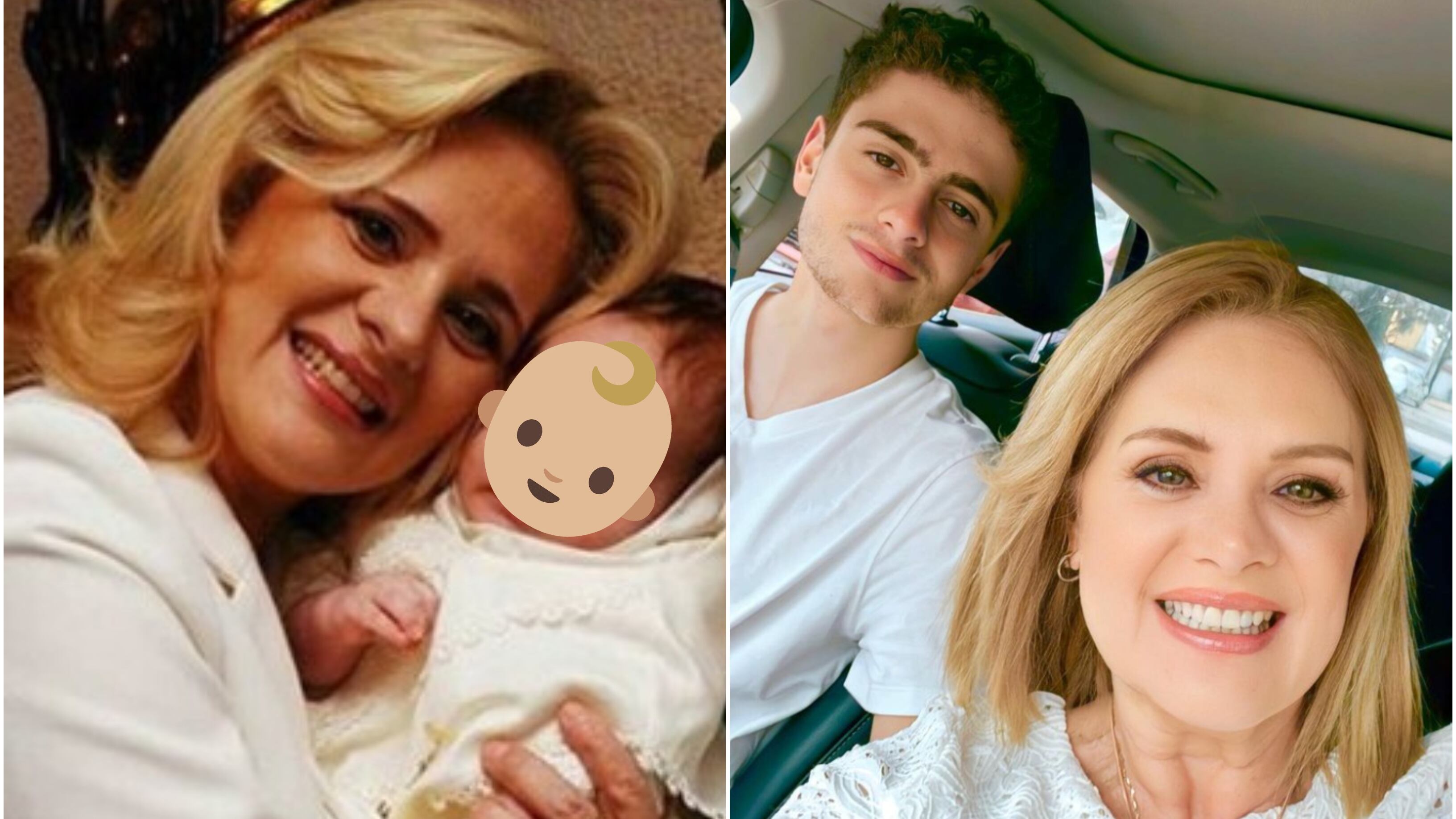 Érika Buenfil y su hijo