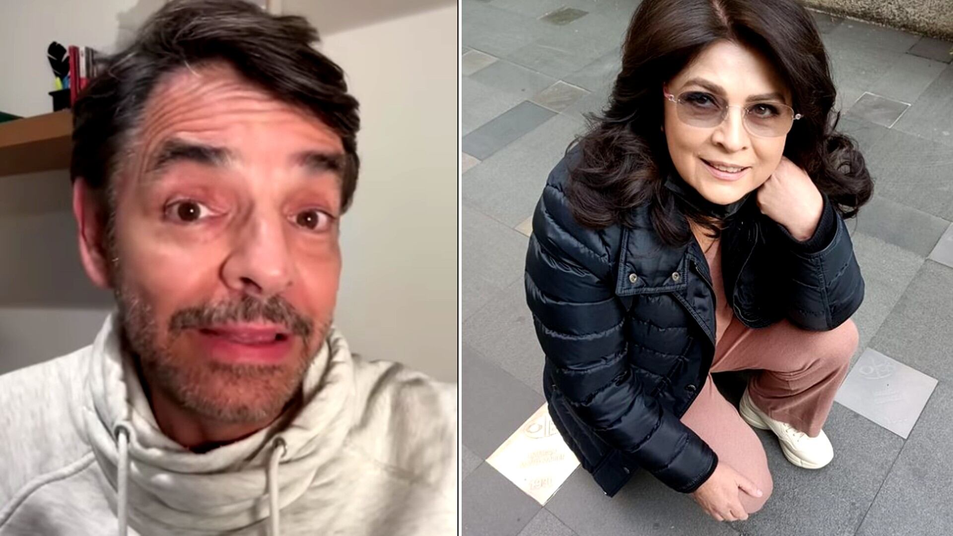 Eugenio Derbez le responde a Victoria Ruffo por llamarlo “viejito”