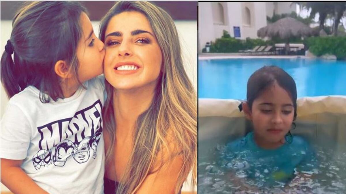 Usuarios arremetieron contra Michelle Renaud por someter a su hijo a temperaturas por debajo de los 10 a 15 grados centígrados.