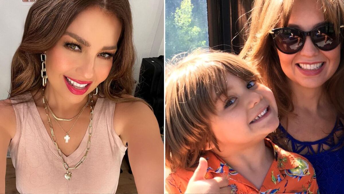 Thalía y su hijo, Matthew Alejandro