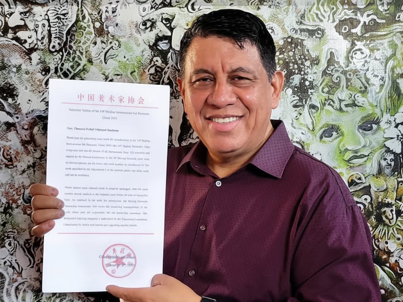 Artista Ecuatoriano Francisco Velásquez Zambrano