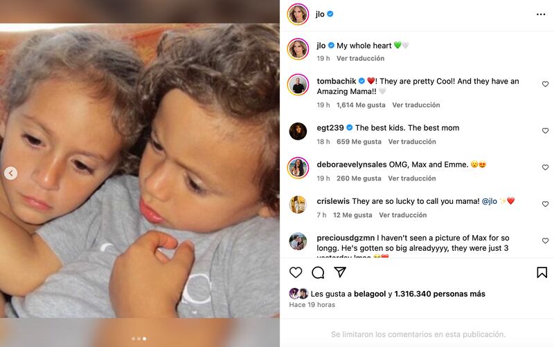 Hijos de Jennifer Lopez Emme y Max