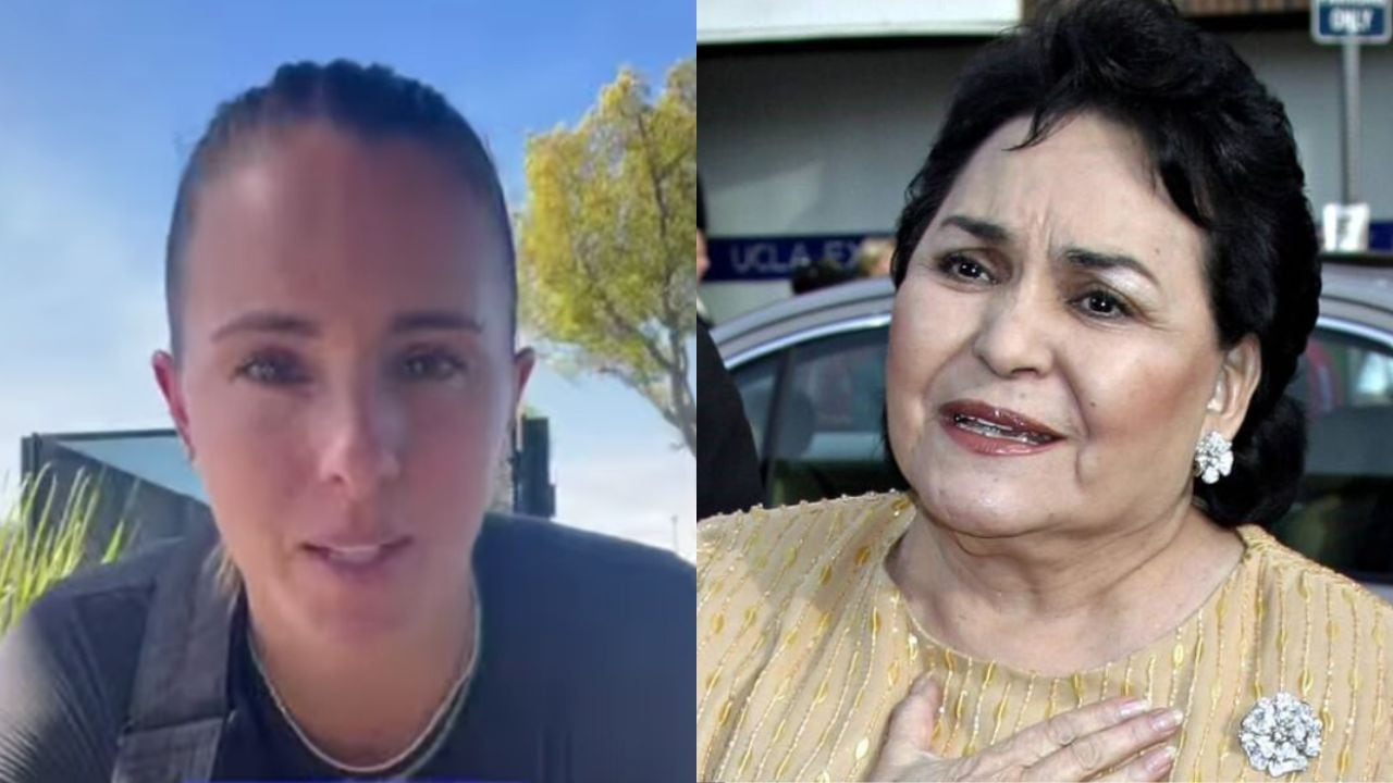 Saskia Niño de Rivera y Carmelita Salinas