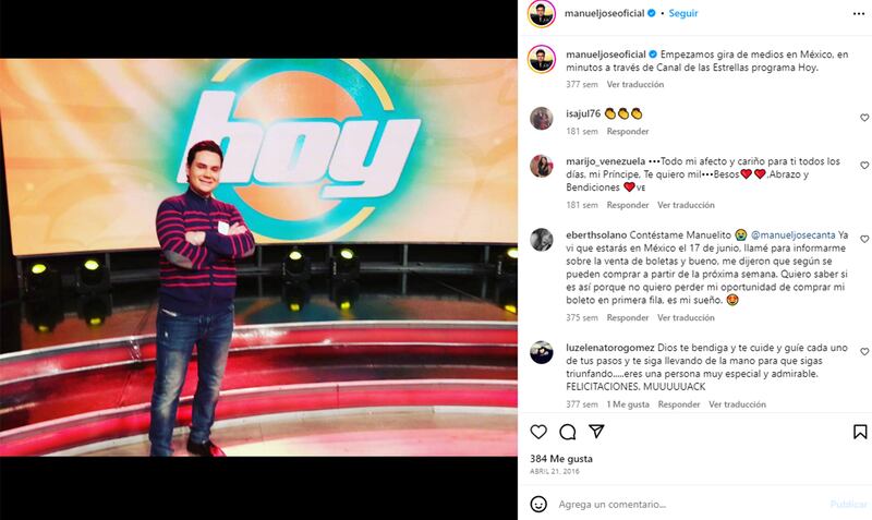 ¿Se acuerda del supuesto hijo de José José? Así está ahora cuando vuelve ‘Yo Me Llamo’.
