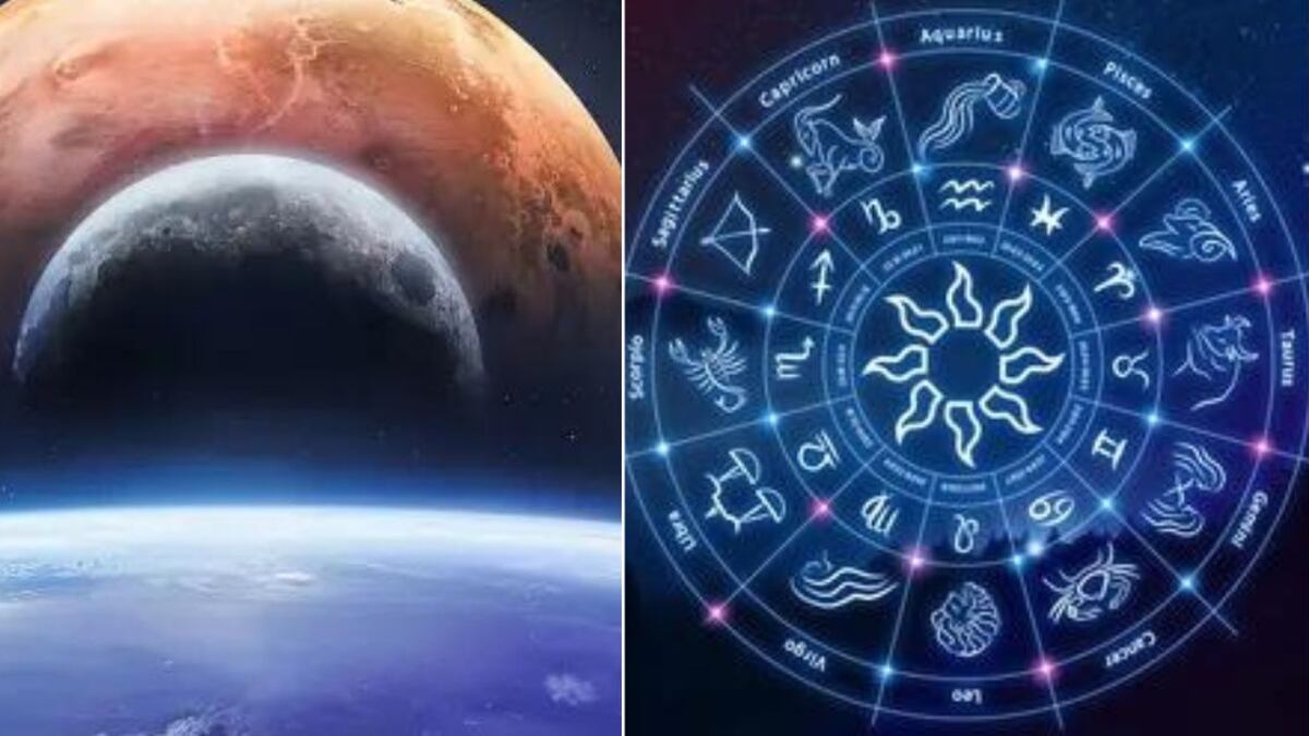 Cinco signos recibirán una ola de prosperidad cuando la Luna y Marte se unan en un beso celestial