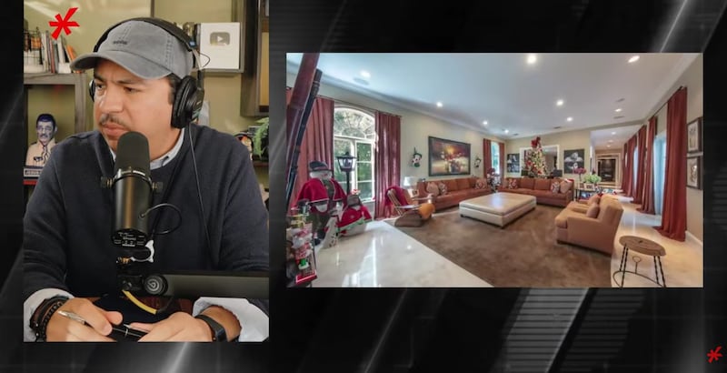 Imágenes de la mansión de Inés Gómez Mont y Víctor Álvarez Puga compartidas en el programa 'Pie de Nota'