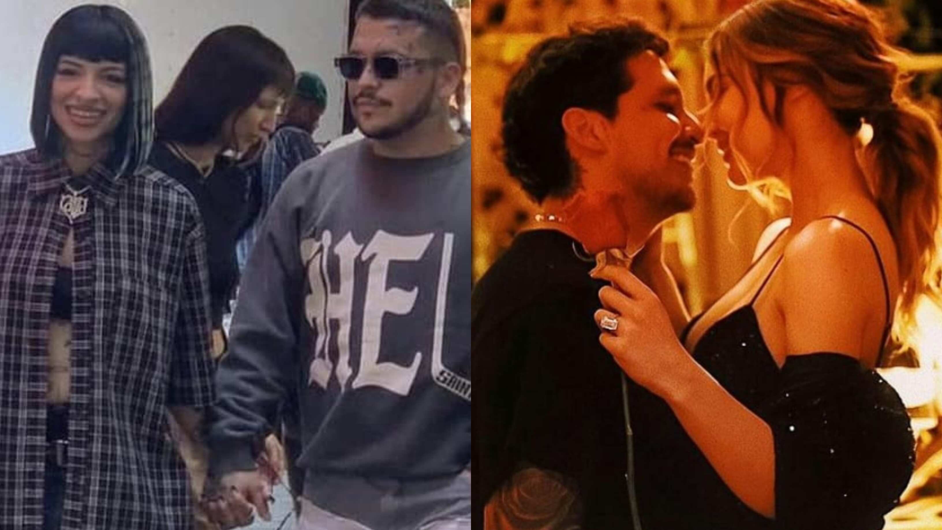 Christian Nodal ha adoptado diferentes looks según sus parejas