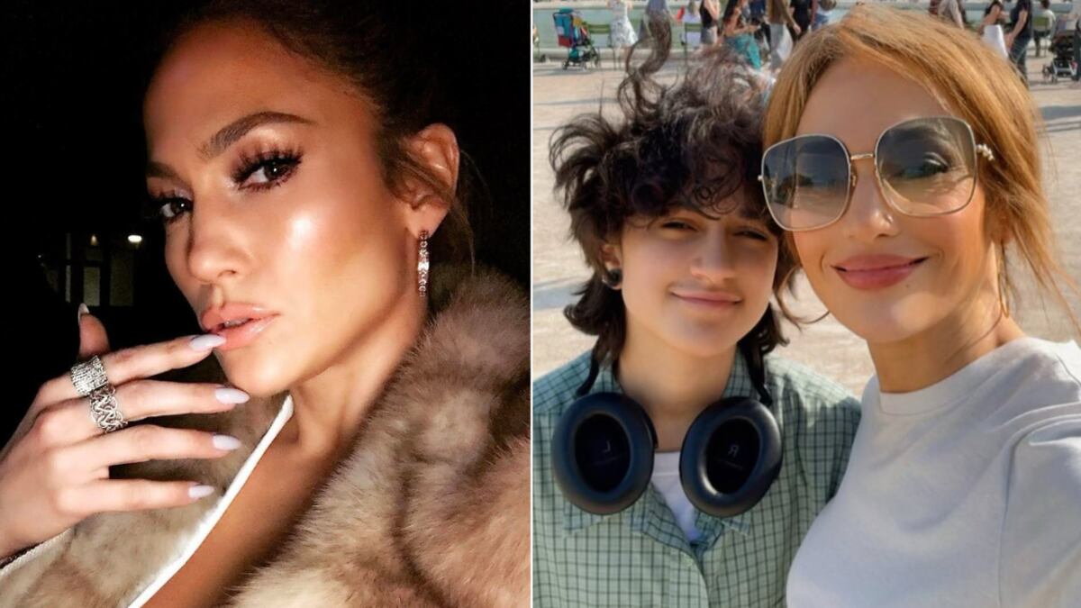 Este gesto de Jennifer Lopez a su hija Emme causó controversia en redes.