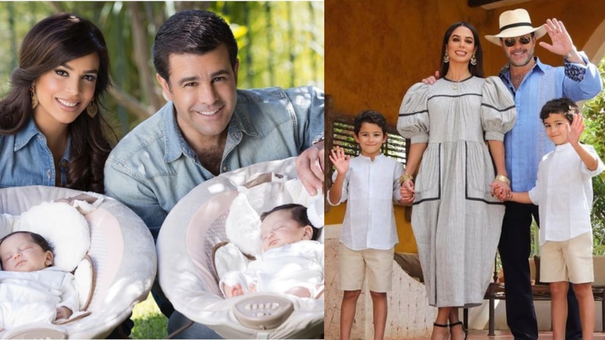 Los gemelos de Biby Gaytán y Eduardo Capetillo