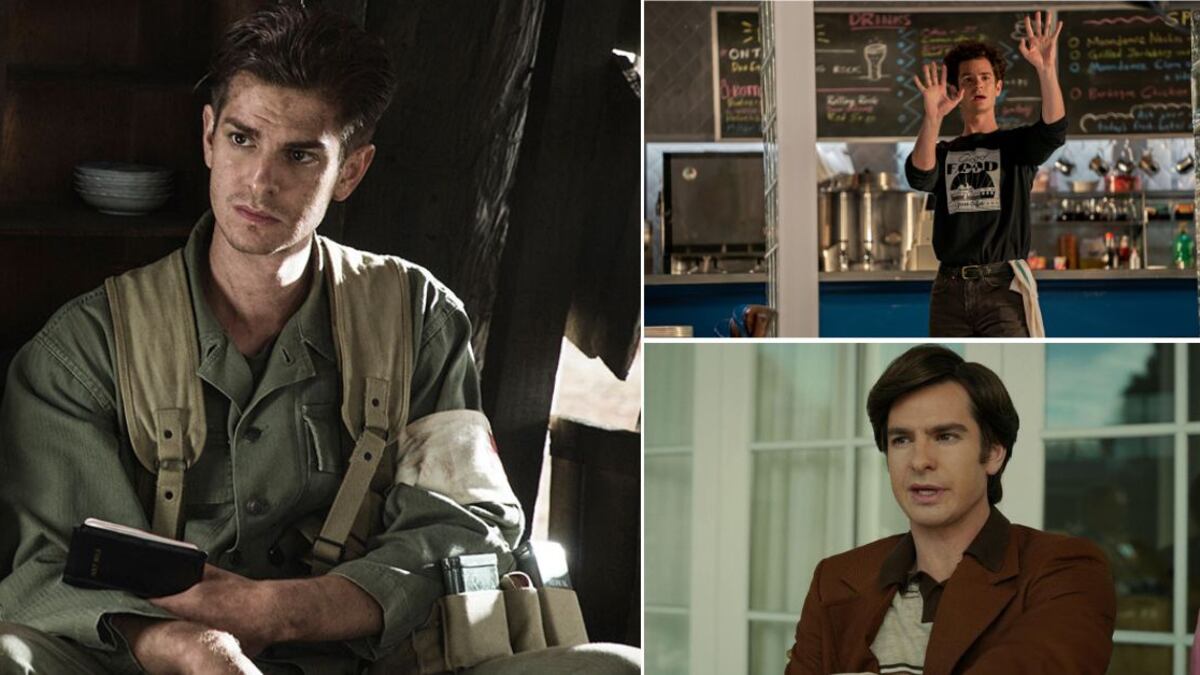 Escenas de 'Hasta el último hombre', 'Tick, Tick... Boom!' y 'Los ojos de Tammy Faye'