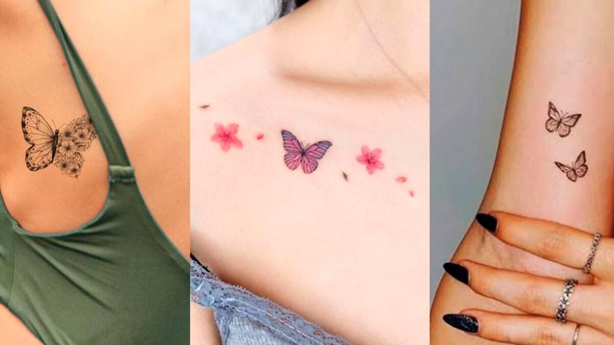Los tatuajes de mariposas son hermosos y poderosos
