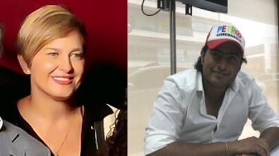 Verónica Alcocer y Nicolás Petro