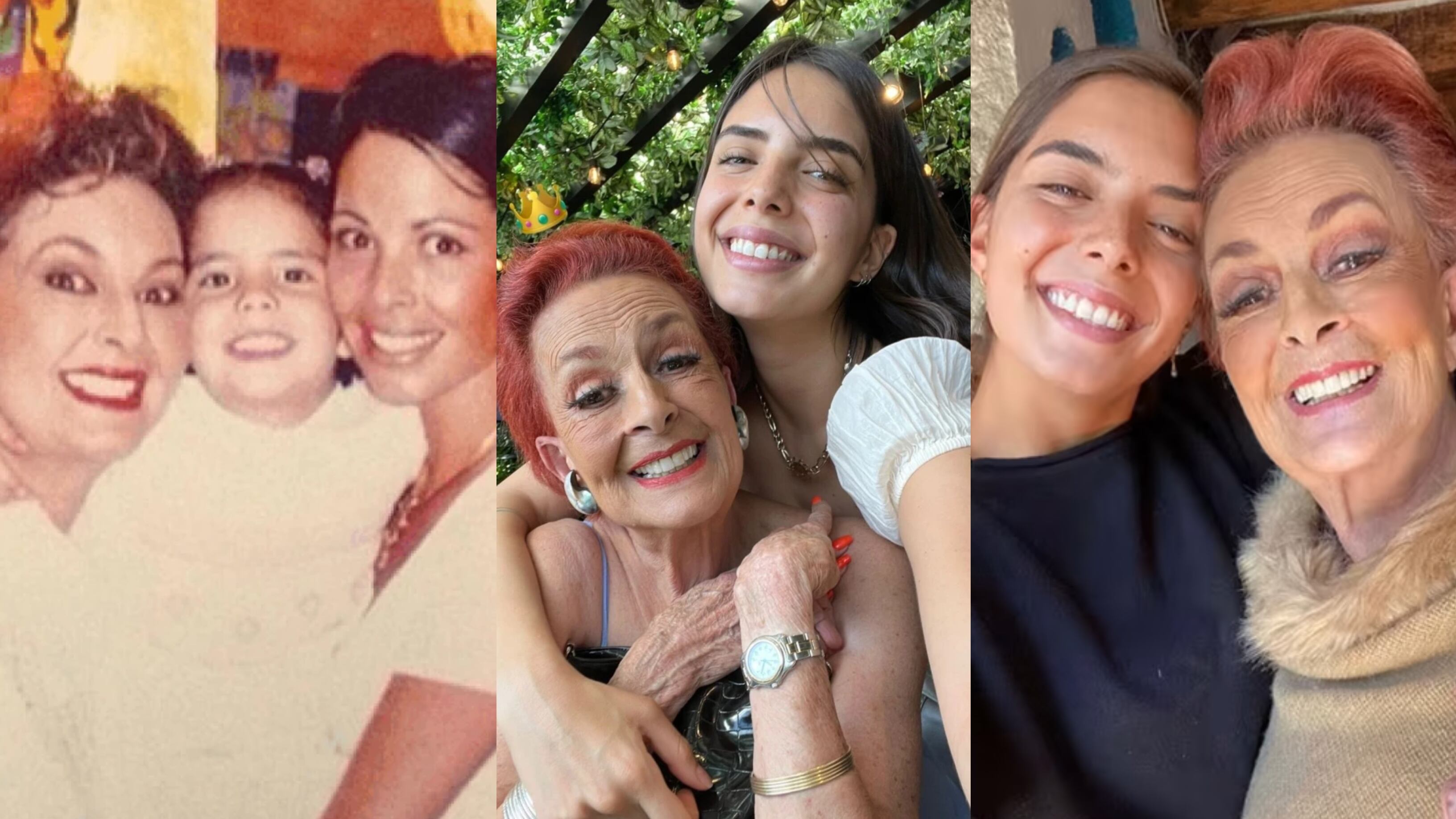 Talina Fernández y su nieta María tienen una gran complicidad
