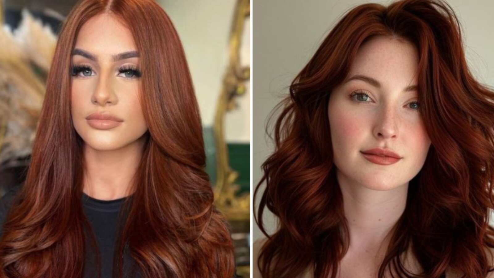 Tintes de pelo rojizo